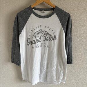 Mountain Apparel Grand Teton National Park 3 Quarter Sleeve tee shirt